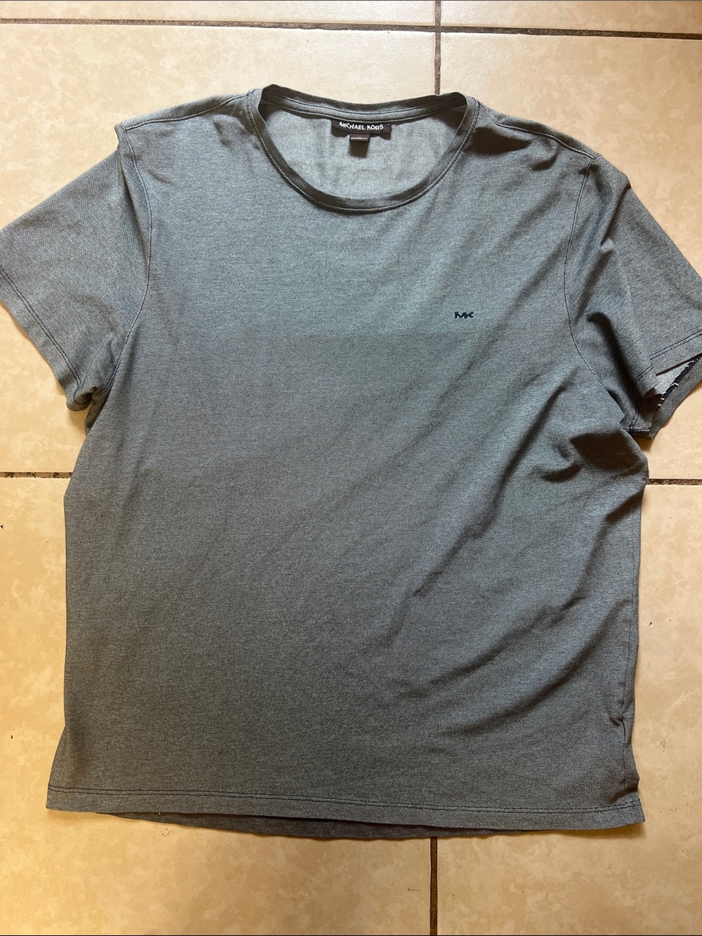 Michael Kors Men's XLShort-Sleeve Crew Tee in Gray